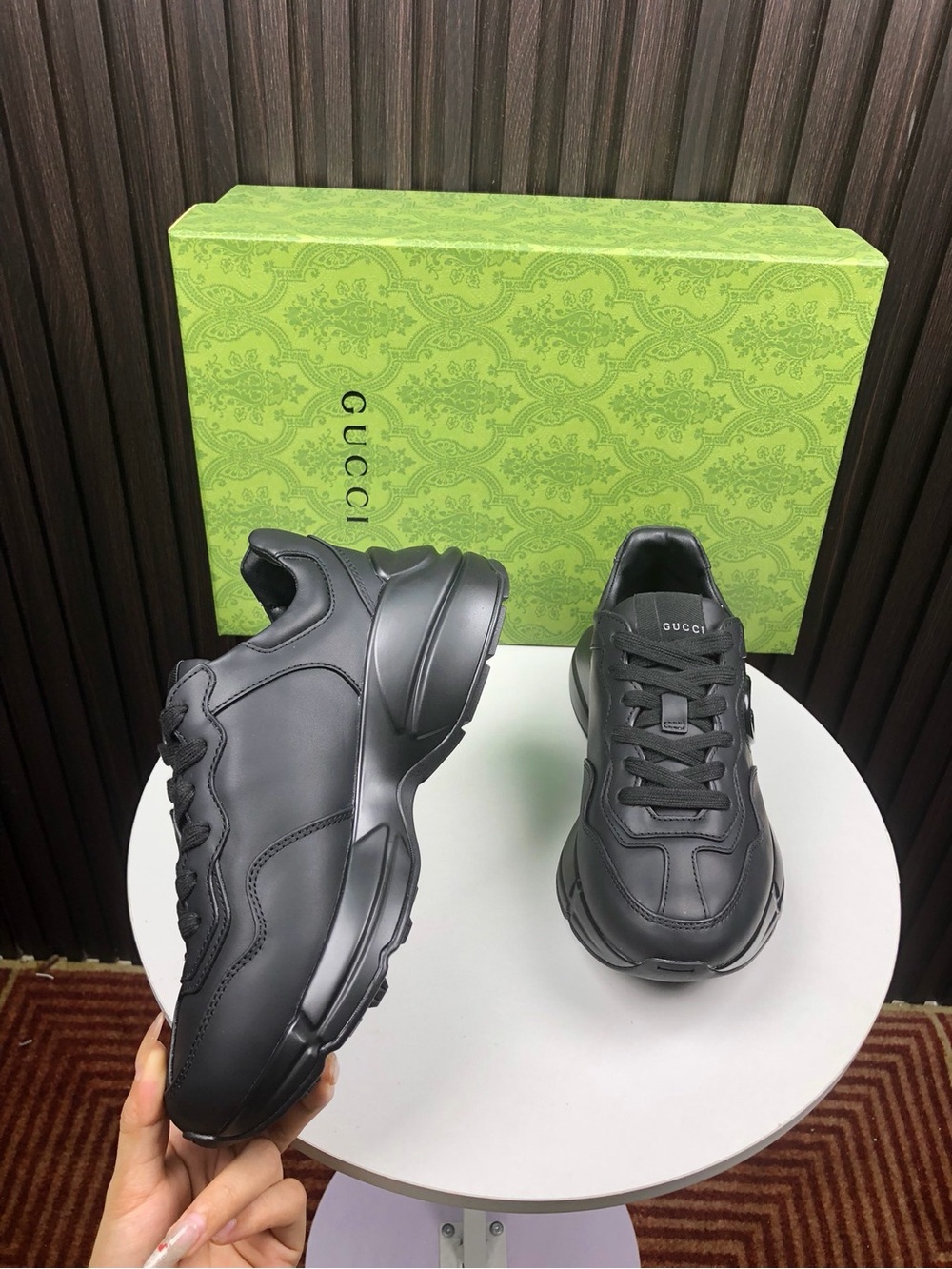 Gucci black python shoes - Picture 8 of 9